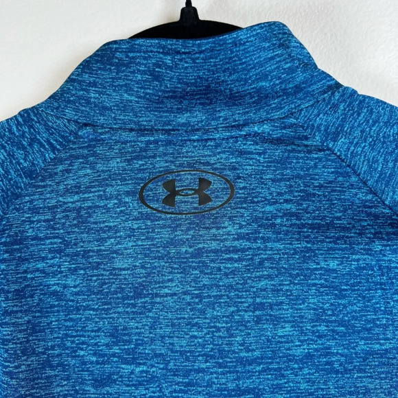 Under Armour Mens UA Tech 2.0 Half Zip Pullover Shirt Long Sleeve Blue Small NWT - Picture 10 of 12